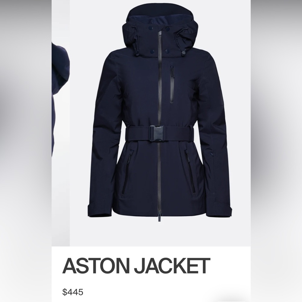 Halfdays- Navy Blue Aston Jacket with Hood